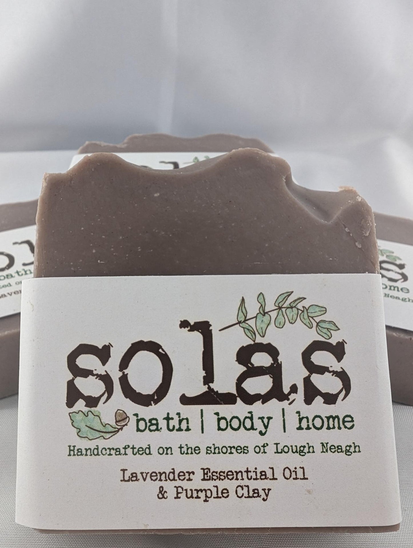 Lavender Essential Oil & Purple Clay Soap
