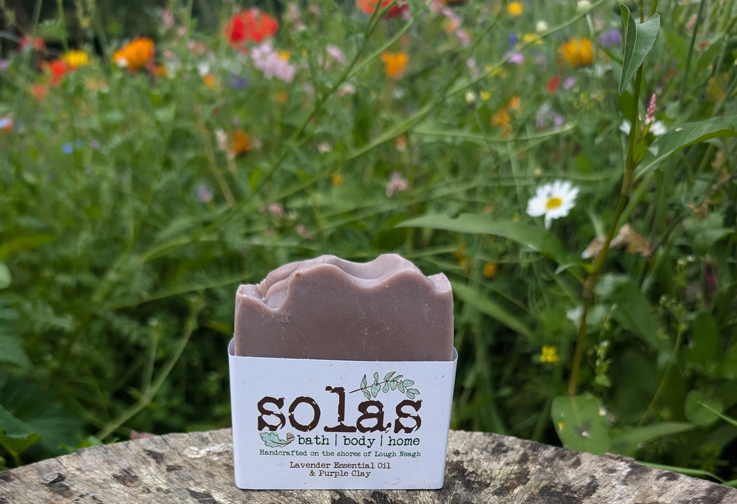 Lavender Essential Oil & Purple Clay Soap