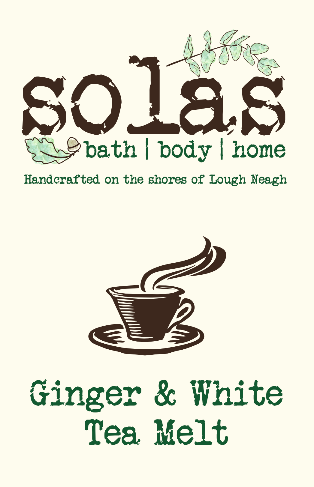 Ginger & White Tea Wax Melt